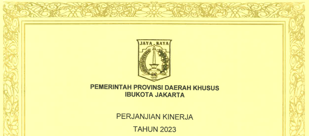Perjanjian Kinerja Tahun 2023
